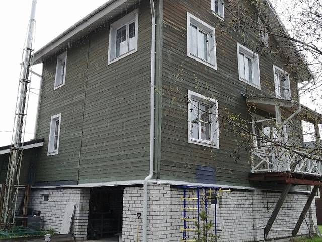 покраска частного дома в поселке Новодрожжино