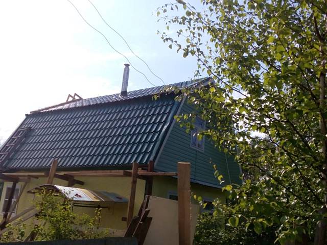 Ремонт крыши дачного дома в СНТ "Мамоновский Овраг"